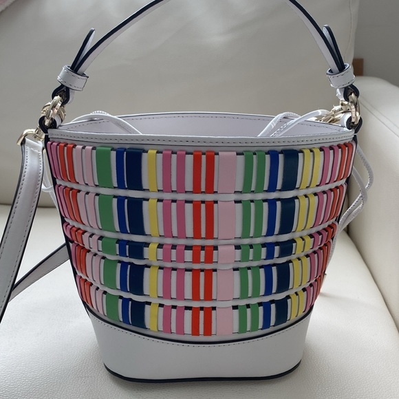 Kate Spade Multi-Color Woven Leather Bag - Picture 4 of 7